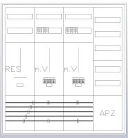 S47ZA521 Zählerschrank 3Pkt 2Z 1R 1V 1APZ sHS ZSK