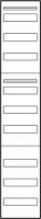 VR19 Verteilerfeld 1V 9x Gerätetragschiene