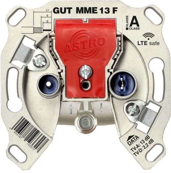BK-Modem-Durchgangsdose GUTMME13F 