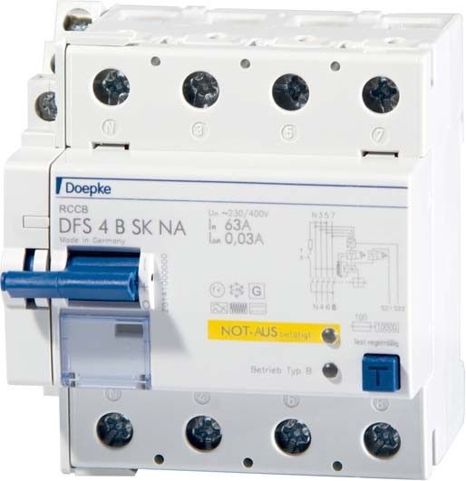 DFS4040-4/0,03-BSKNA FI-Schalter allstromsensitiv DFS4040-4/0,03-BSKNA FI-Schalter allstromsensitiv
