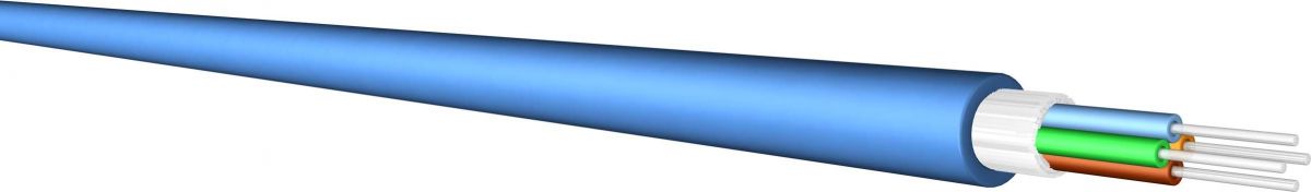 LWL-Kabel U-VQ(ZN)H 1x4 Fasern OM3 Schnittlänge