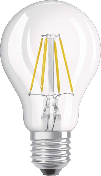 LED-Filamentlampe 4,0W E27 470lm klar LED-Filamentlampe 4,0W E27 470lm klar