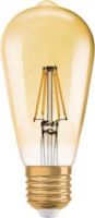 Filament-LED-Lampe, VINTAGE 1906, Edison-Form, gold, E27/240V,L 143, Ø 64
