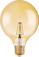 Filament-LED-Lampe, VINTAGE 1906, Globe-Form, gold, E27/240V, L 168, Ø 124