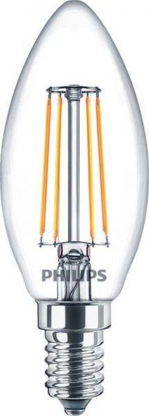 LED-Kerzenlampe E14 230V 4,3W 470lm klar LED-Kerzenlampe E14 230V 4,3W 470lm klar