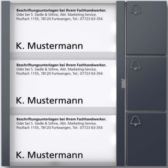 TM 612-3 AG Tasten-Modul TM 612-3 AG Tasten-Modul