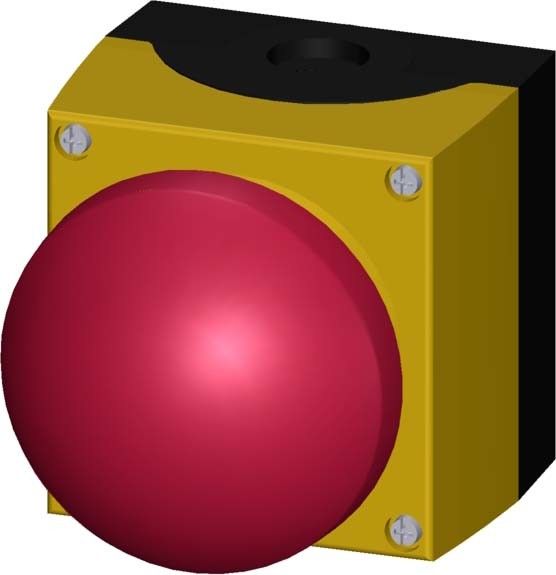 3SU1801-2NG00-2AA2 Gehäuse für Befehlsgeräte, 22 mm, rund