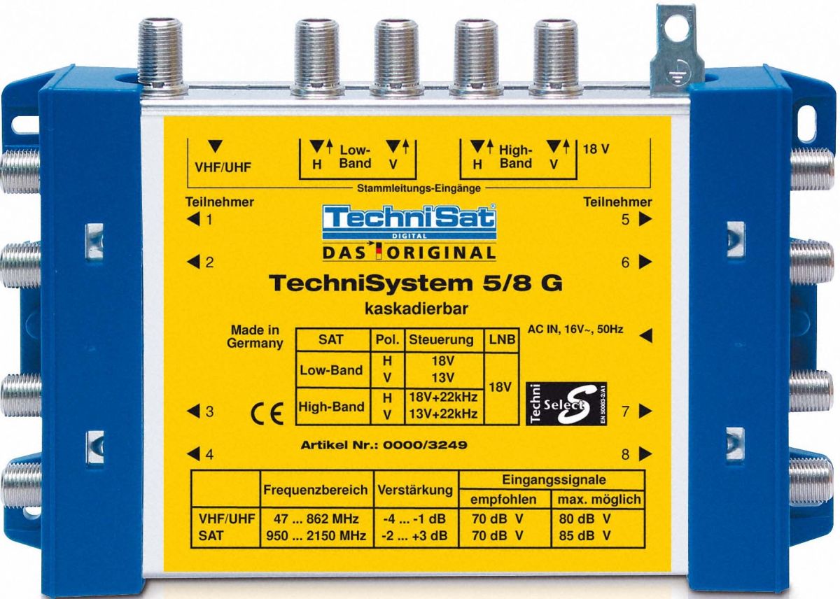 Multischalter 5/8 G2 Multischalter 5/8 G2