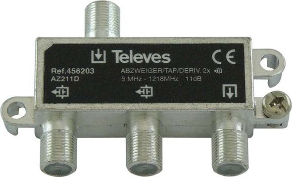 Abzweiger 2-fach 5-1218 MHz 456203 Abzweiger 2-fach 5-1218 MHz 456203