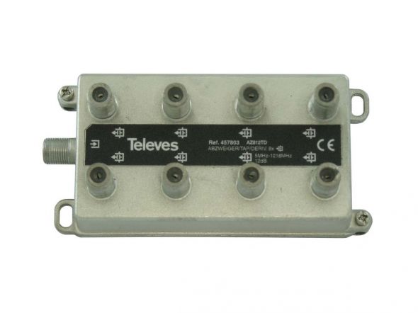 End-Abzweiger 8-fach 5-1218 MHz 12dB 457803 End-Abzweiger 8-fach 5-1218 MHz 12dB 457803