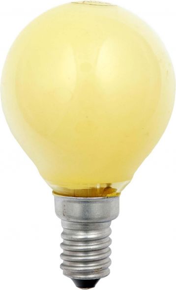 40267 Tropfenlampe E14 25W gelb 40267 Tropfenlampe E14 25W gelb