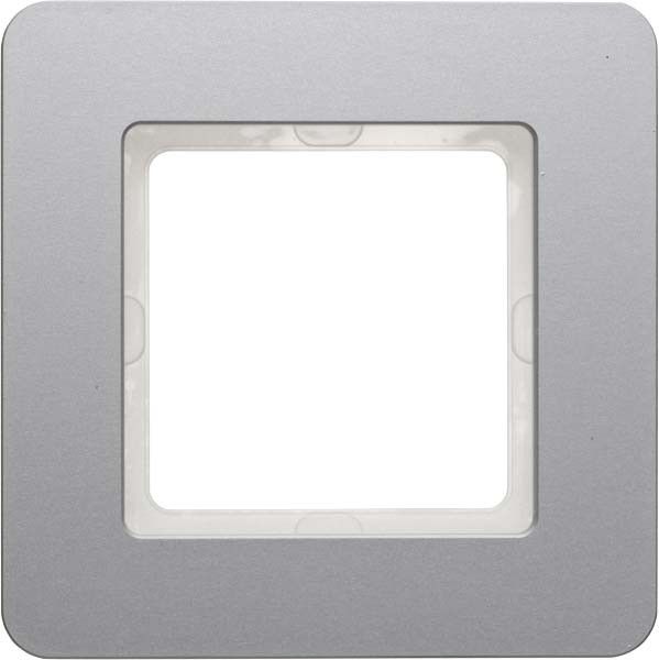 Rahmen 1-fach 10116074 alu gestrahlt Rahmen 1-fach 10116074 alu gestrahlt