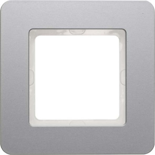 Rahmen 1-fach 10116074 alu gestrahlt Rahmen 1-fach 10116074 alu gestrahlt