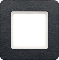 Rahmen 1-fach 10116030 anthrazit Schiefer 