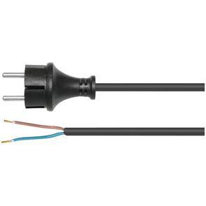 Anschlusszuleitung H05 VV-F 2x 1² 5m schwarz Anschlusszuleitung H05 VV-F 2x 1² 5m schwarz