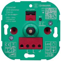 Druck-/Wechsel- UP-Unisversal-Dimmereinsatz 7-220W/VA LED 3-100W