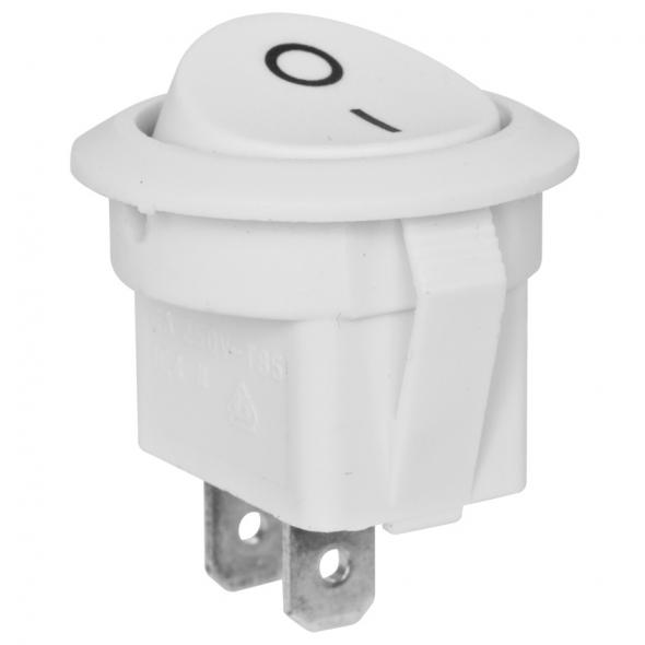 Einbau-Wippschalter 250V/6,5A, 1-polig, T 85° Einbau-Wippschalter 250V/6,5A, 1-polig, T 85°