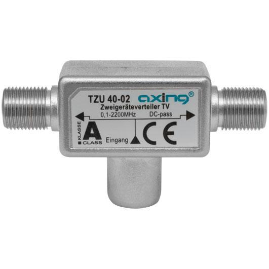 Verteiler TZU 40-02 3-fach F-Stecker/2 F-Buchsen