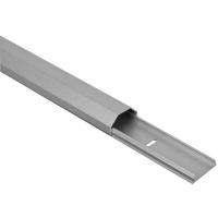 Aluminium-Kabelkanal halbrund Länge 1100 mm silber