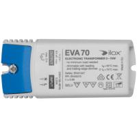 NV-Sicherheitstrafo, 230V/11,5V/0-70W, elektronisch