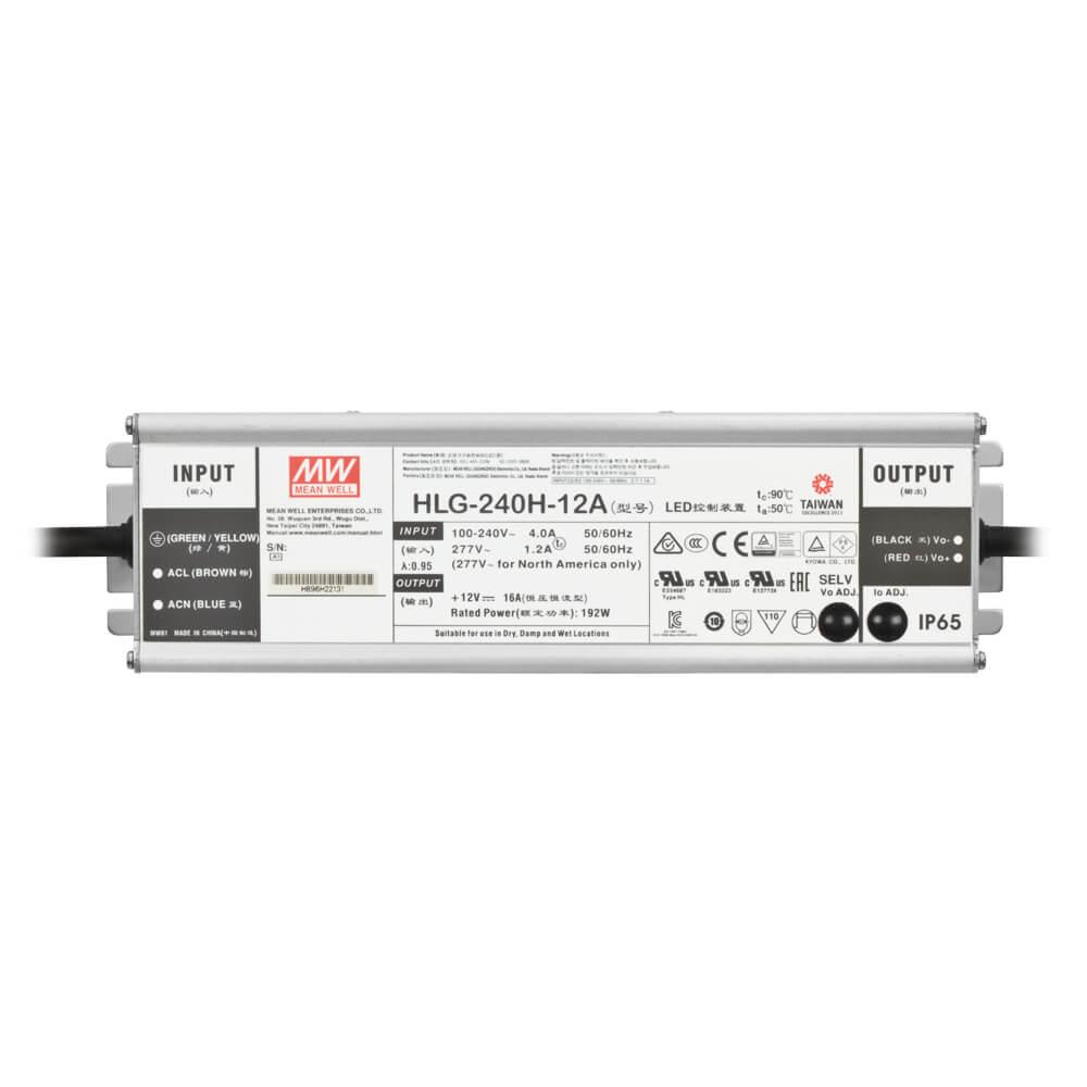 LED-Netzteil HLG 12V-DC 120-264W Aluminiumgehäuse LED-Netzteil HLG 12V-DC 120-264W Aluminiumgehäuse