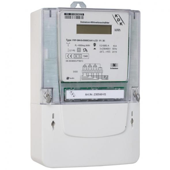 Drehstromzähler 400V, (0,25-5)60A Drehstromzähler 400V, (0,25-5)60A