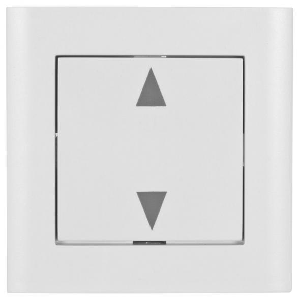 WiFi-Rollladenschalter Link2Home mit REV-Rahmen und Wippe WiFi-Rollladenschalter Link2Home mit REV-Rahmen und Wippe