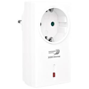 Funk-Steckdosen-Adapter, dimmbar bis 200W ohmsche Last, 1 Kanal, reinweiß Funk-Steckdosen-Adapter, dimmbar bis 200W ohmsche Last, 1 Kanal, reinweiß