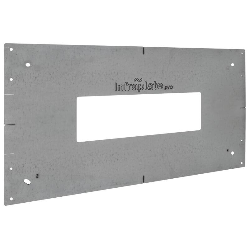 Edelstahl-Wandbefestigungsplatte zur Wandvormontage für Infrarot-Flächenheizung
