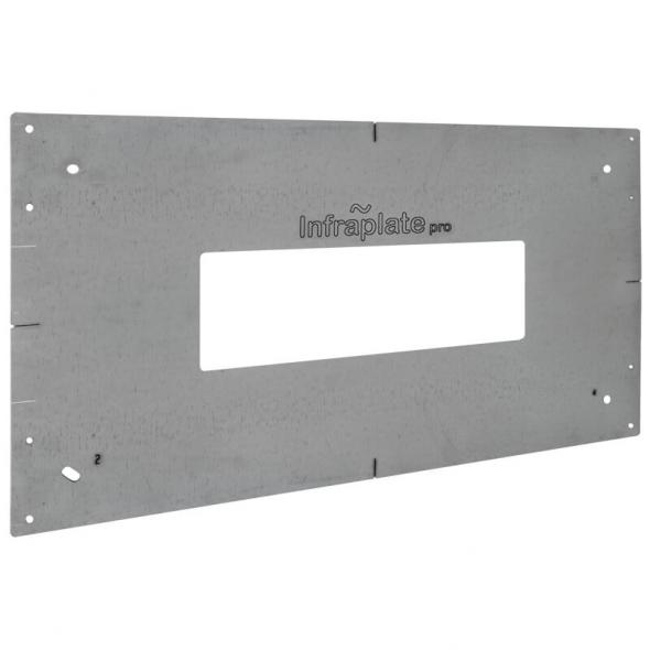 Edelstahl-Wandbefestigungsplatte zur Wandvormontage für Infrarot-Flächenheizung