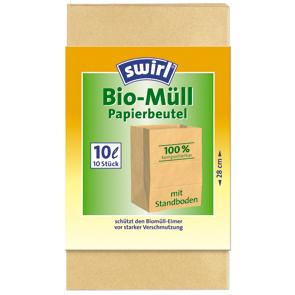 Bio-Abfall-Beutel 10 Liter Papierbeutel Bio-Abfall-Beutel 10 Liter Papierbeutel