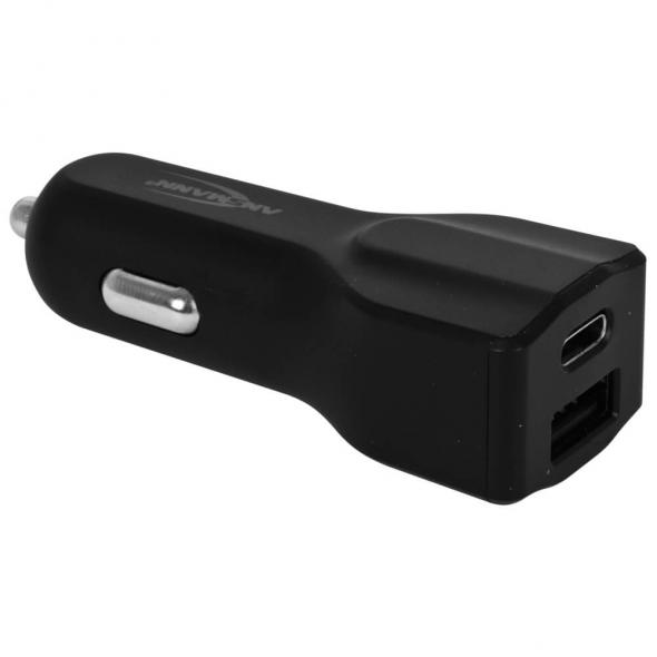 USB-Kfz-Lader CAR CHARGER TXP C 1 x USB-A & 1 x USB-C max. 4A