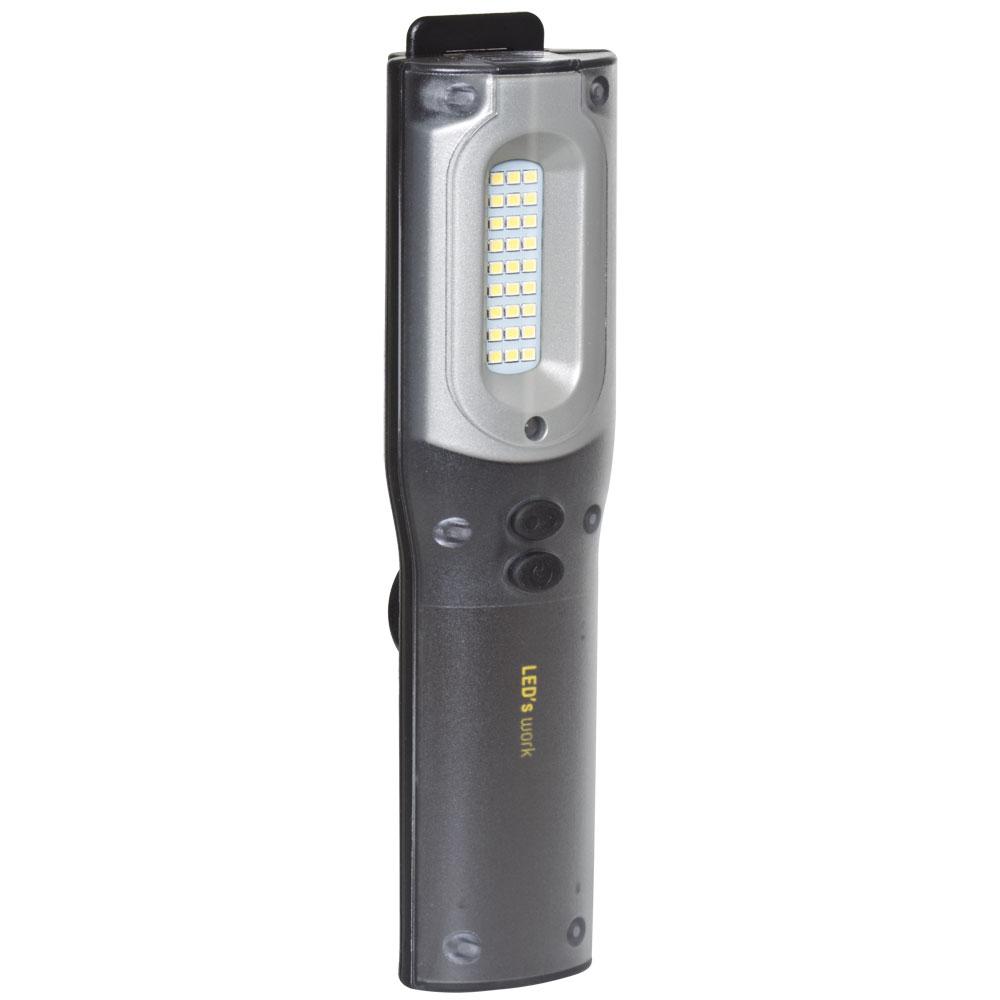 LED Akku Handleuchte schwarz/silber LED Akku Handleuchte schwarz/silber