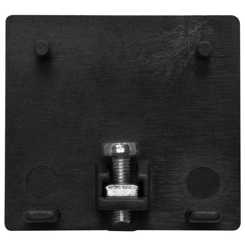 3-Phasen-Schienenendkappe schwarz 3-Phasen-Schienenendkappe schwarz