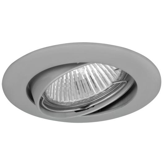 HV-Einbauleuchte 1x GU10 230V 50W alumatt schwenkbar HV-Einbauleuchte 1x GU10 230V 50W alumatt schwenkbar