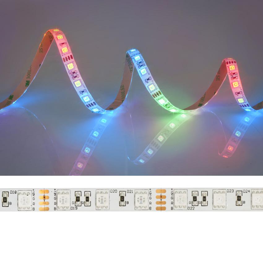 RGB-LED-Flexstreifen L 5 m 300 RGB-LEDs 390lm