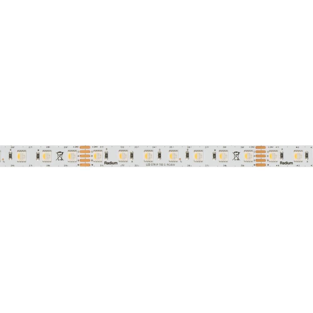 LED-Flexstreifen, RGB/W STRIP 500 S RGB/W 5050-SMD-LEDs/24V/60W L 5 m, 350 LEDs~12W/m, ~500 lm/m