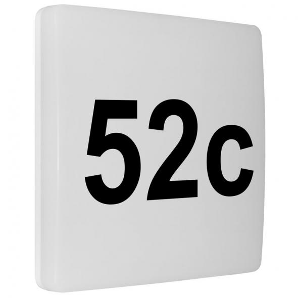 LED-Hausnummernleuchte LEDs/230V/6W, 600lm, 3000K LED-Hausnummernleuchte LEDs/230V/6W, 600lm, 3000K