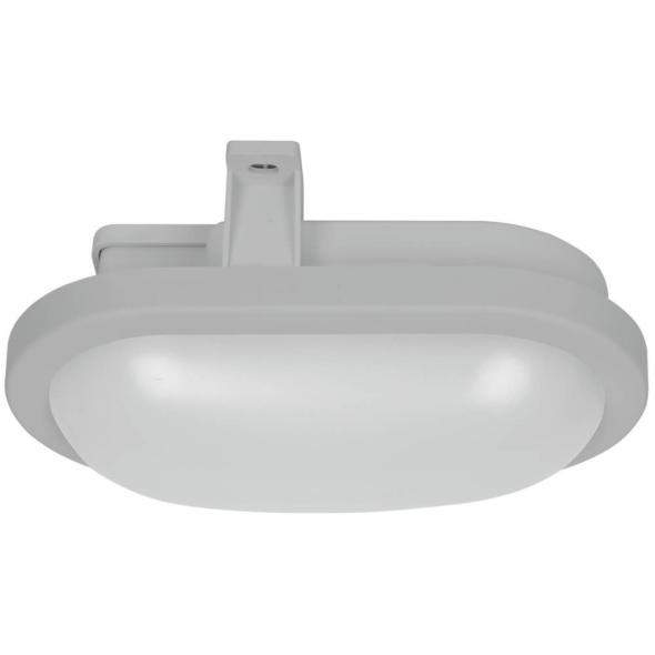 LED-Ovalleuchte LEDs/10W 800 lm 6500K mit Bewegungsmelder grau LED-Ovalleuchte LEDs/10W 800 lm 6500K mit Bewegungsmelder grau