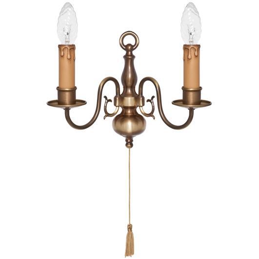 Flämische Wandleuchte 2 x E14/40W Flämische Wandleuchte 2 x E14/40W