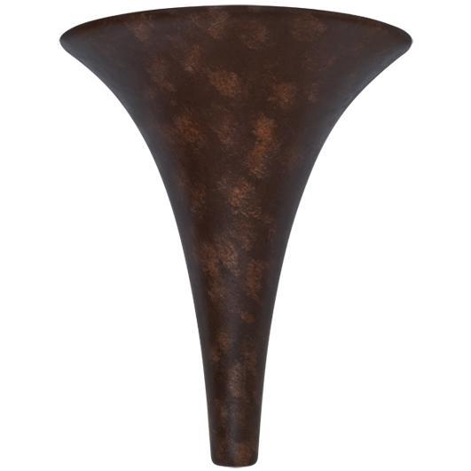 Wandleuchte innen dunkelbraun Vasenform Wandleuchte innen dunkelbraun Vasenform