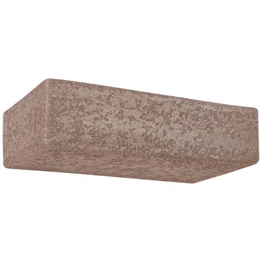 Wandleuchte innen hellbraun Pflastersteinform Wandleuchte innen hellbraun Pflastersteinform