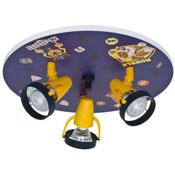Deckenleuchte PAW PATROL 3 x GU10/35W Deckenleuchte PAW PATROL 3 x GU10/35W