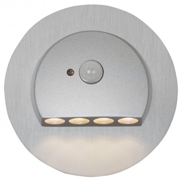 LED Einbauleuchte RUBI alu. mit Bewegungsmelder LED Einbauleuchte RUBI alu. mit Bewegungsmelder