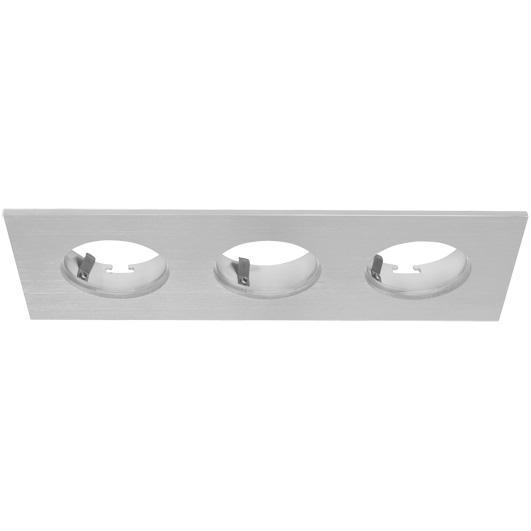 Einbauhalterung für LED-Spots 3fach eckig Einbauhalterung für LED-Spots 3fach eckig