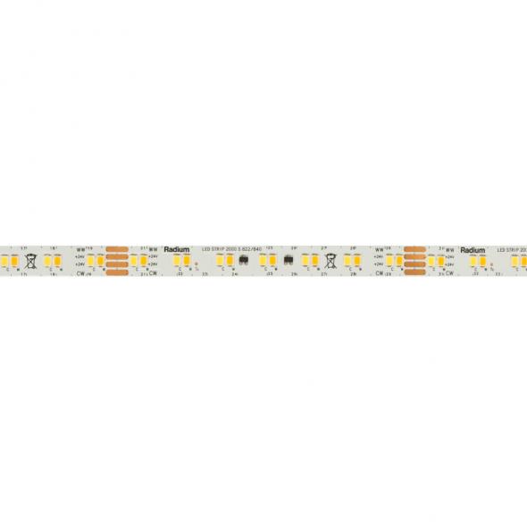 LED-Flexstreifen, Bi-Color STRIP 2000 S TW/TWW 2835-SMD-LEDs/24V/96W L 5 m 700 LEDs~19,2W/m ~2.000 lm/m LED-Flexstreifen, Bi-Color STRIP 2000 S TW/TWW 2835-SMD-LEDs/24V/96W L 5 m 700 LEDs~19,2W/m ~2.000 lm/m
