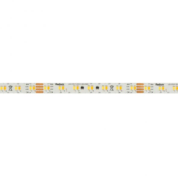 LED-Flexstreifen, Bi-Color STRIP 2000 S TW/TWW 2835-SMD-LEDs/24V/96W L 5 m 700 LEDs~19,2W/m ~2.000 lm/m