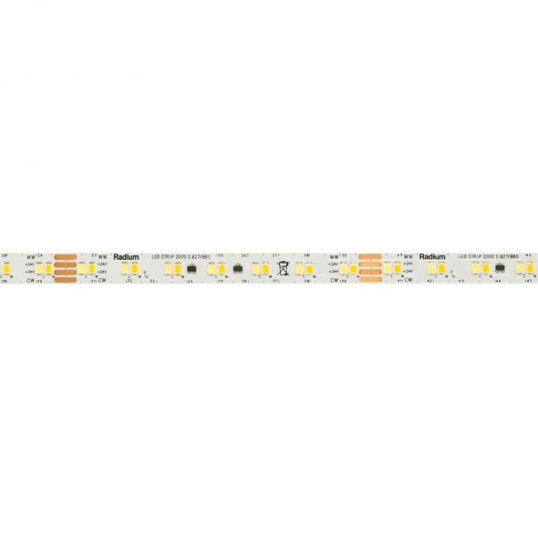 LED-Flexstreifen, Bi-Color STRIP 2000 S TW/TWW 2835-SMD-LEDs/24V/96W L 5 m, 700 LEDs~19,2W/m, ~2.000 lm/m LED-Flexstreifen, Bi-Color STRIP 2000 S TW/TWW 2835-SMD-LEDs/24V/96W L 5 m, 700 LEDs~19,2W/m, ~2.000 lm/m