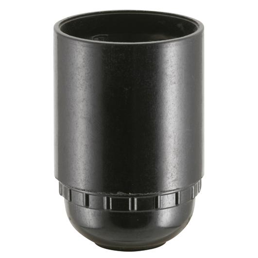 Iso-Fassung E27 schwarz ohne Außengewinde Iso-Fassung E27 schwarz ohne Außengewinde