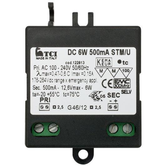 LED-Netzteil 230V 12VDC 6W 500mA elektronisch LED-Netzteil 230V 12VDC 6W 500mA elektronisch